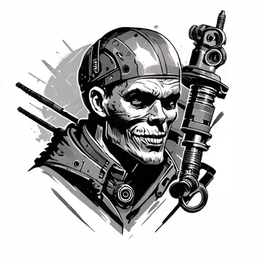 Machinist tattoo design idea