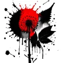 dandelion and nettle leaf tattoo design idea