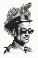 mafia style tattoo tattoo design idea