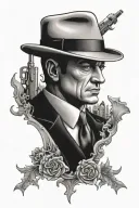 mafia style tattoo tattoo design idea