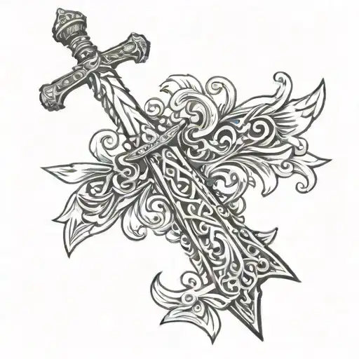 Roman Sword Sis vi Pacem Para Bellum tattoo design idea