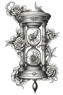 Astrology Gemini Cancer Taurus hourglass tattoo design idea