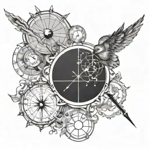 Coordinates tattoo design idea