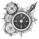 Coordinates tattoo design idea