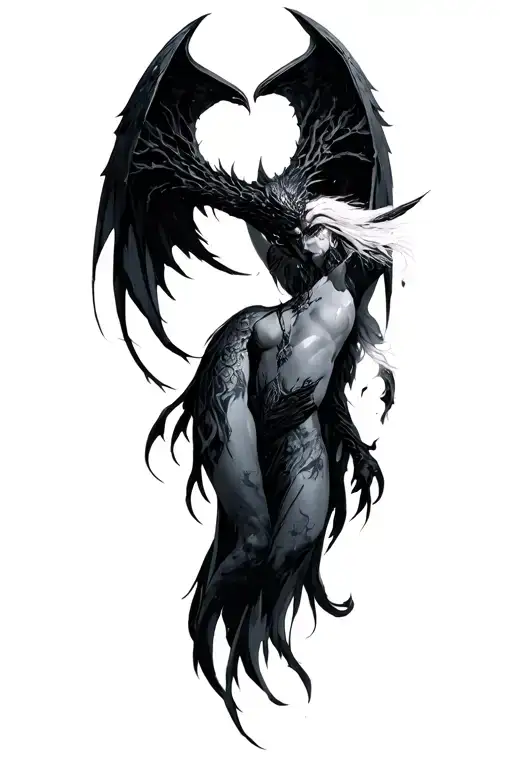 Morrigan tattoo design idea