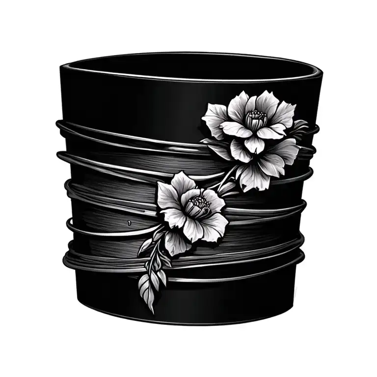 Ankle Bracelet tattoo design idea