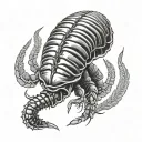 Trilobite tattoo design idea