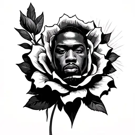 Get Rich Or Die Tryin tattoo design idea