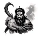 Parshuram tattoo design idea