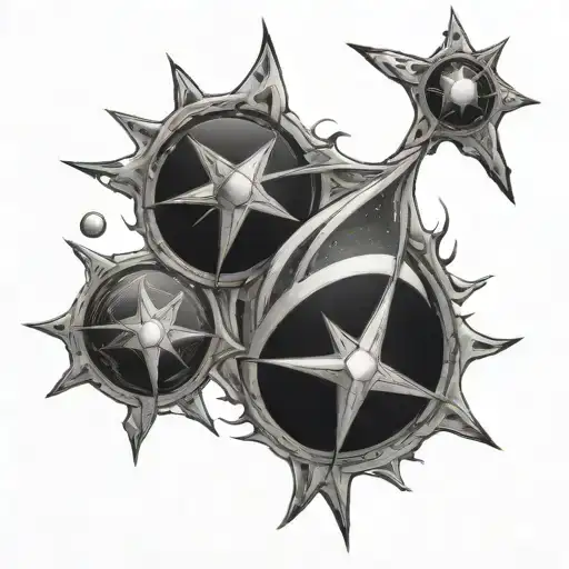 Orion Belt tattoo design idea