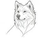 Finnish Lapphund tattoo design idea