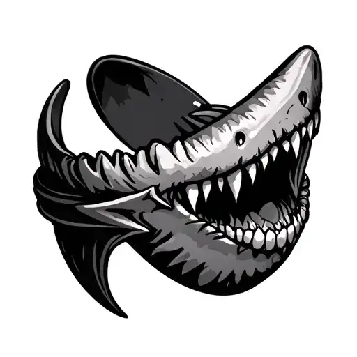 shark tooth bracelet style tattoo tattoo design idea