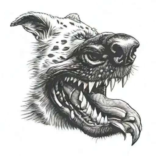 dog noses tattoo design idea