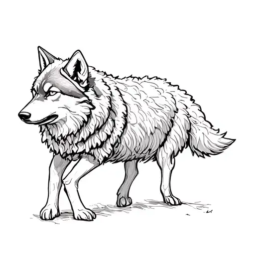 wolf in sheep’s clothing tattoo design idea