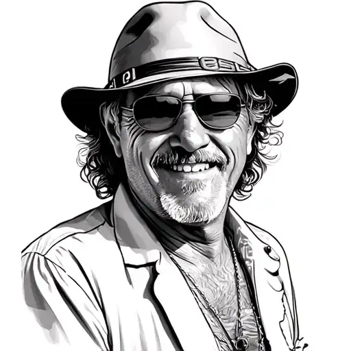 Jimmy Buffett tattoo design idea