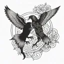 foolish trust in relationships tattoo design idea