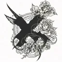 foolish trust in relationships tattoo design idea