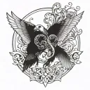 foolish trust in relationships tattoo design idea