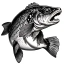 Murray Cod tattoo design idea