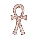 Ankh tattoo design idea