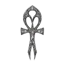 Ankh tattoo design idea