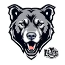 Chicago bears logo tattoo design idea
