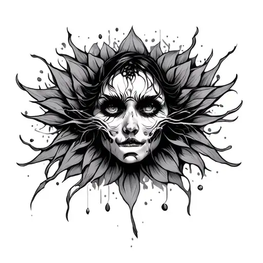 anxiety tattoo design idea