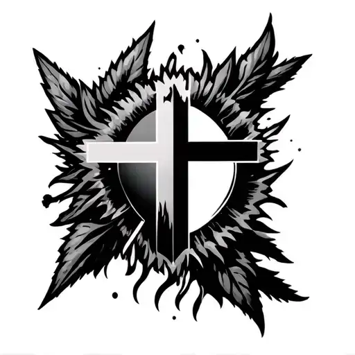 1981, 1985, 1990, 1994, 1997, 2010 formed as a cross tattoo design idea