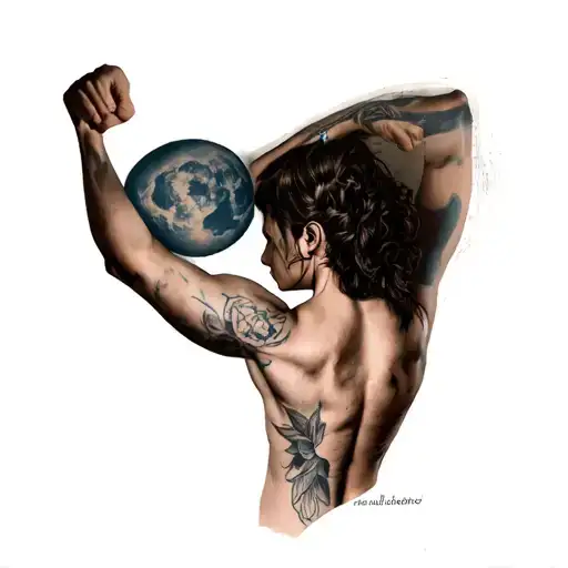 Inner Bicep tattoo design idea