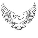 double headed eagle tattoo design idea