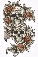 Blackout tattoo design idea