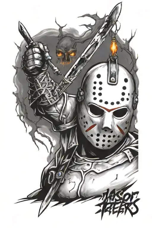 jason voorhees tattoo design idea