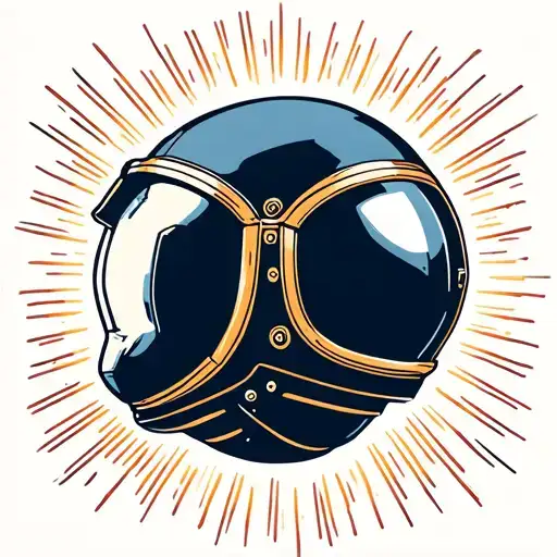 daft punk helmets tattoo design idea