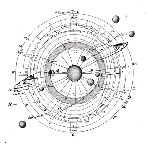 diagram of the heliocentric model of the solar system by copernicus tattoo design idea