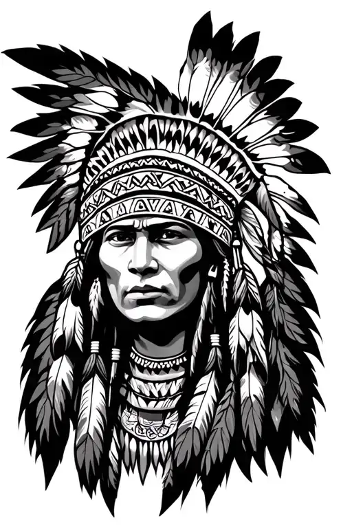 Choctaw Indian tattoo design idea