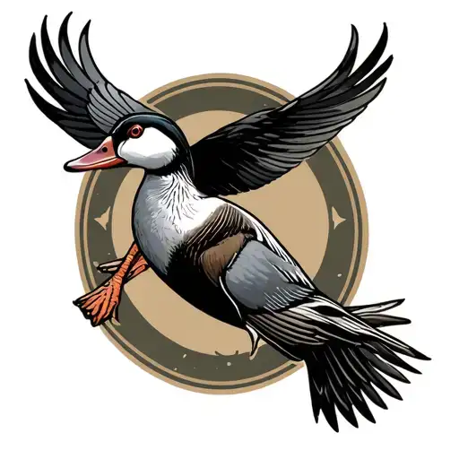 memorial tattoos for a duck hunter tattoo design idea