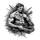 Undefeated tattoo design idea