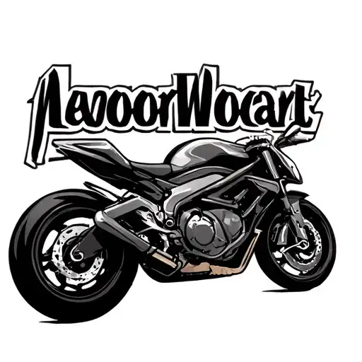 motorcycle heartbeat line with the lower part of the motorcycle too.  tattoo design idea