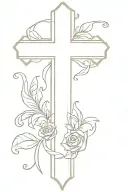 Cross shaped memorial tattoo for my mom that has name "Lisa Marie", birthday "10/26/69" and deathday "07/22/16" tattoo design idea