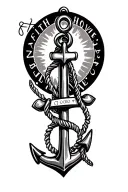 faith hope love anchor tattoo tattoo design idea