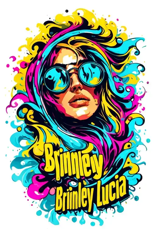 "Brinley Lucia" hurricane, sunshine tattoo design idea