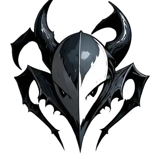 hollow knight  tattoo design idea