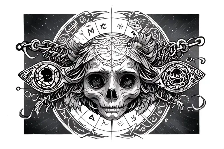 zodiac charm bracelet tattoo tattoo design idea