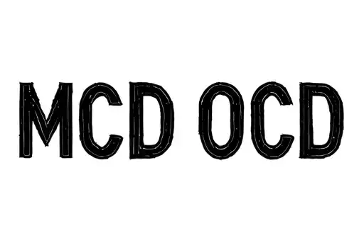 "MCD OCD" tattoo design idea