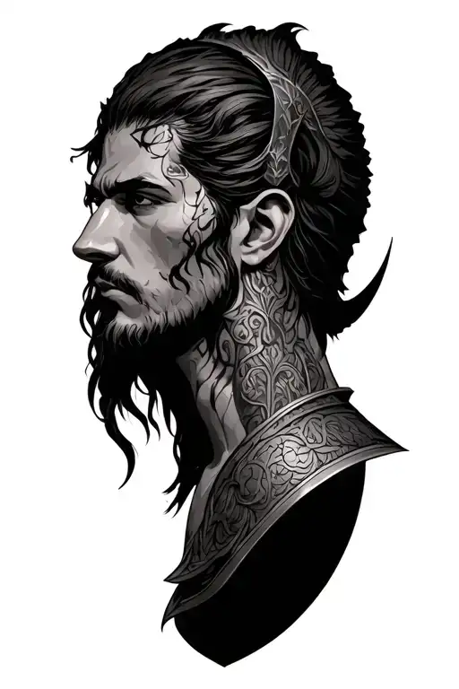 illyrian warrior tattoo design idea