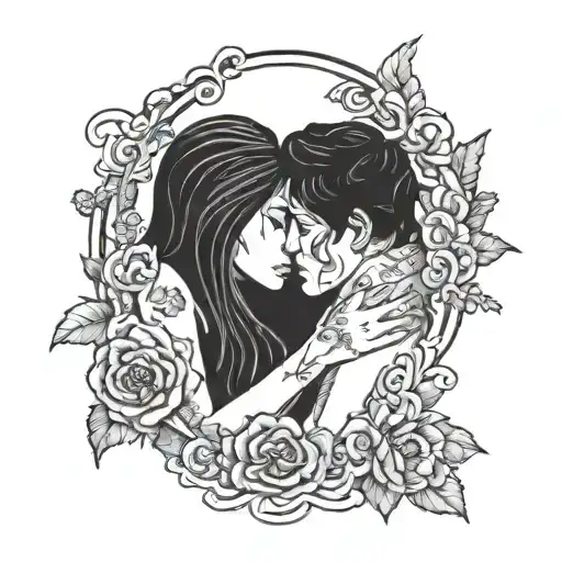 grief. losing someone you love. tattoo design idea