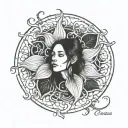 grief. losing someone you love. tattoo design idea