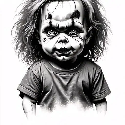 Chucky tattoo design idea