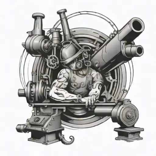 Machinist tattoo design idea