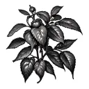 chili pepper plant tattoo design idea